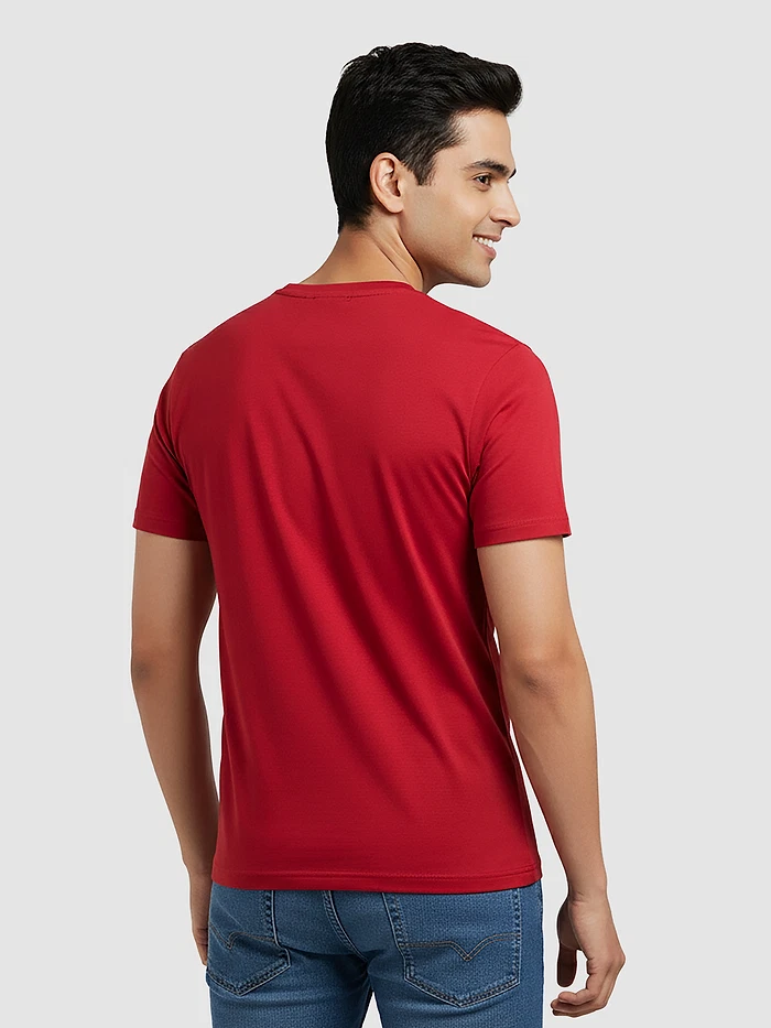 Red Plain T-shirt