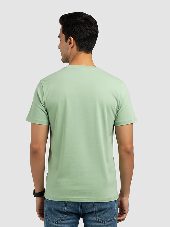 Seafoam Green Plain T-Shirt