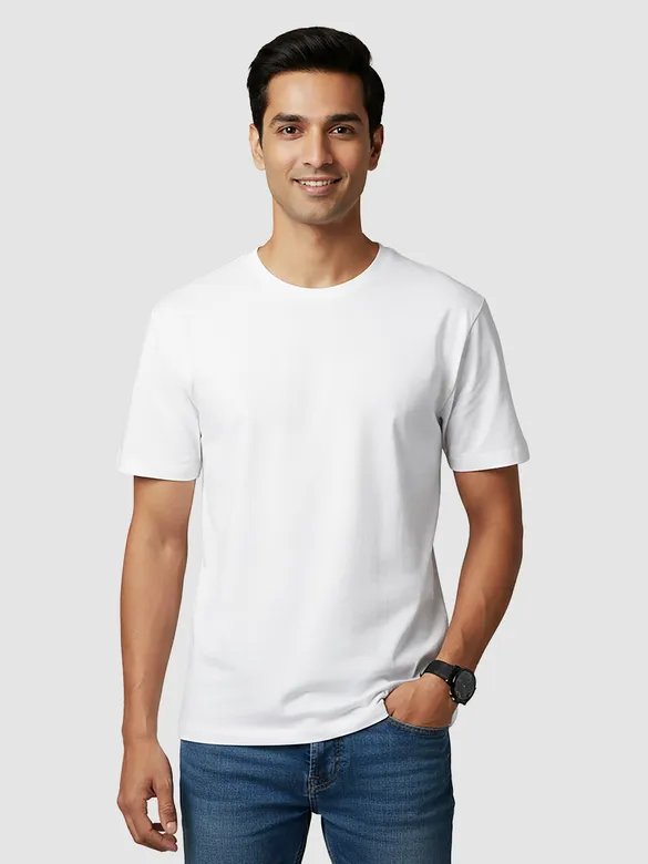 Buy Men's plain t-shirt online in India at beyoung, 