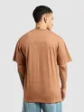 Camel Brown Structured Oversized T-Shirt