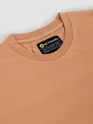 Camel Brown Structured Oversized T-Shirt