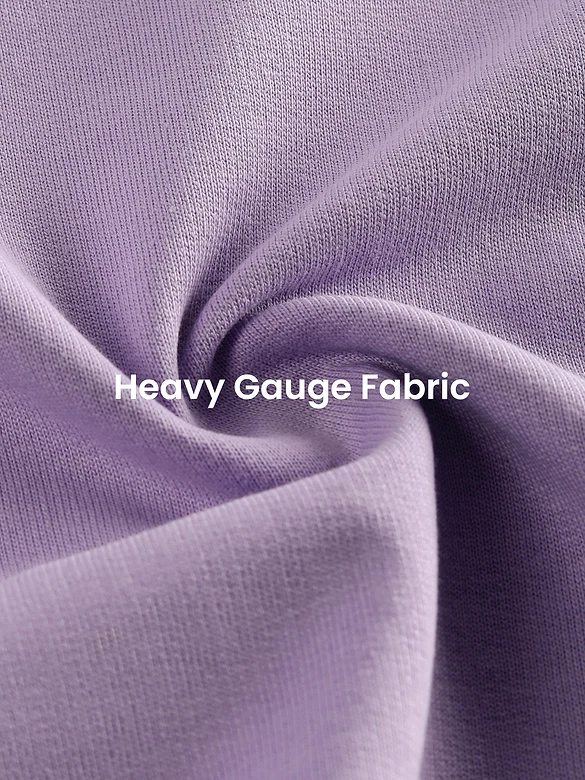 Lilac Puff Printed Oversized T-shirt For Men
