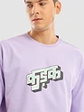 Lilac Puff Printed Oversized T-shirt For Men