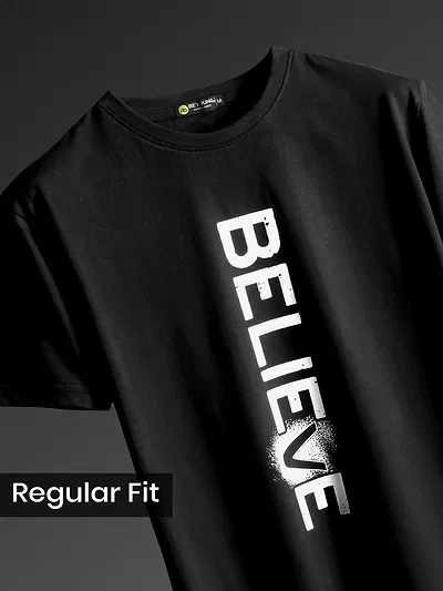 Believe Half Sleeve T-shirt for Men, 