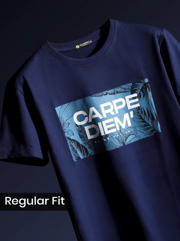 t shirts men - printed half sleeve, 