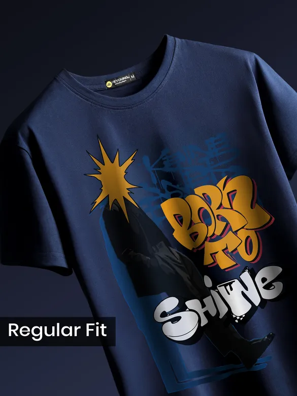 Born To Shine Printed T-shirt