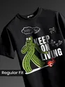 Keep On Living Printed T-Shirt