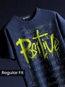 Positive Half Sleeve Printed T-shirt