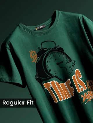 Time Is Money Half Sleeve T-shirt