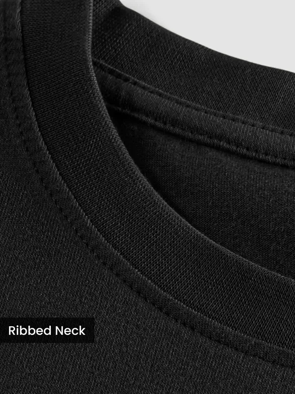 Black Plain T-Shirt