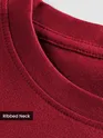 Plain Red Plus Size T-shirts