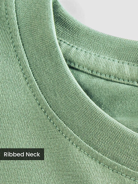 Seafoam Green Plain T-Shirt