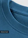 Teal Blue Plain T-shirt