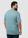 Plain Dream Blue Plus Size T-Shirt