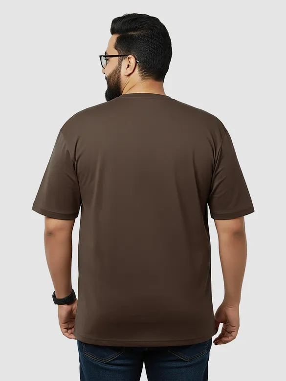 Plain Red Plus Size T-shirts