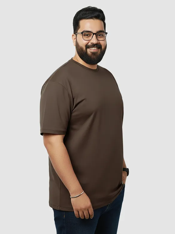 Plain Red Plus Size T-shirts