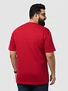 Plain Red Plus Size T-shirts
