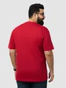 Plain Red Plus Size T-shirts
