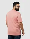 Plain Rose Pink Plus Size T-Shirt