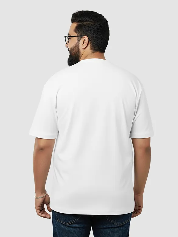 Plain White Plus Size T-shirt