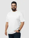 Plain White Plus Size T-shirt