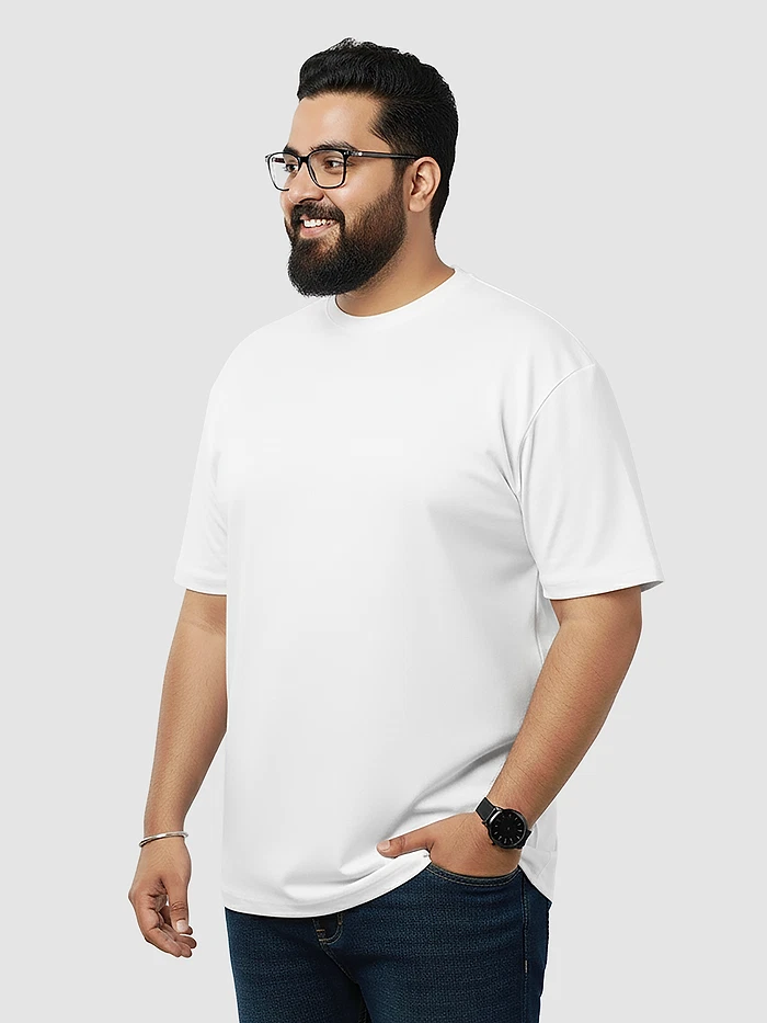 Plain White Plus Size T-shirt