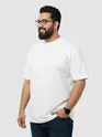 Plain White Plus Size T-shirt