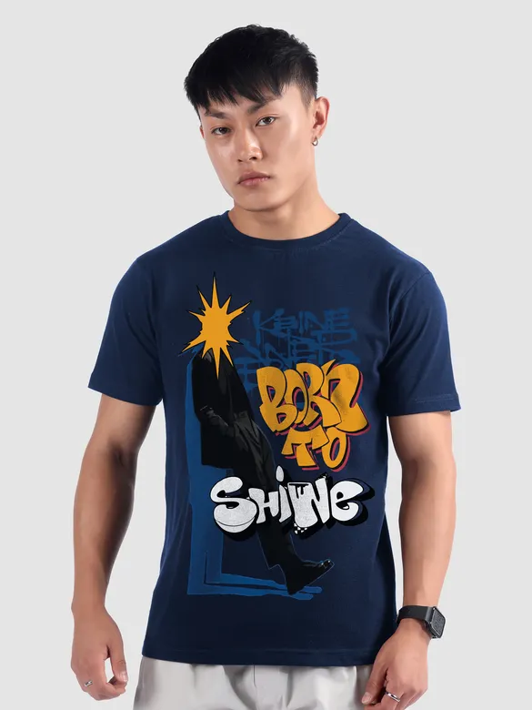 Born To Shine Printed T-shirt