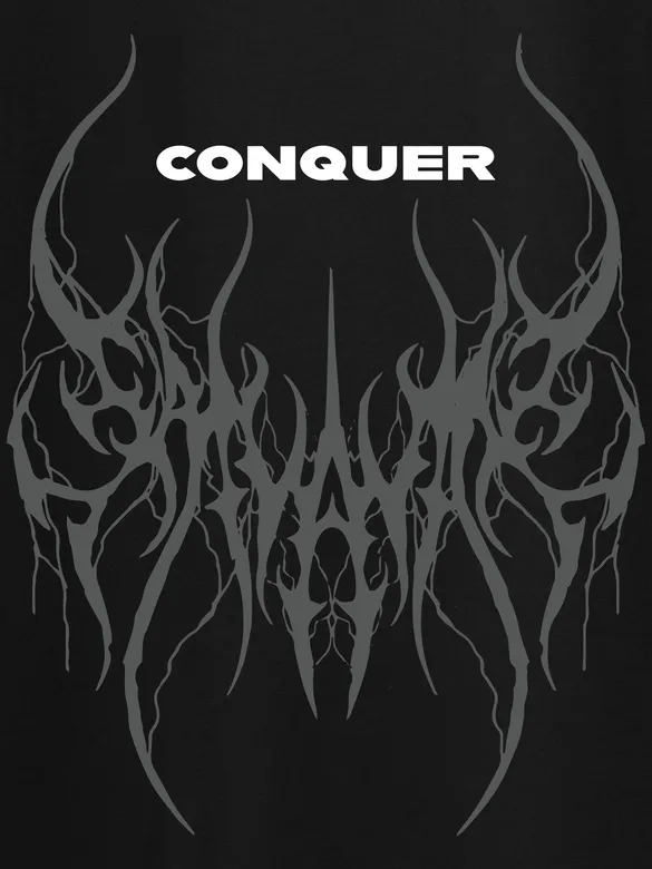 Conquer Printed T-shirt for Men