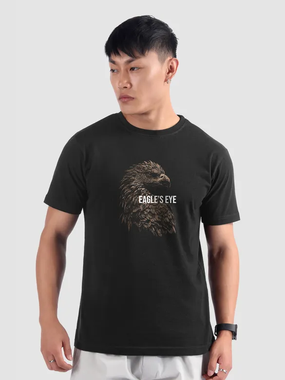 Eagle?s Eye Printed T-shirt for Men