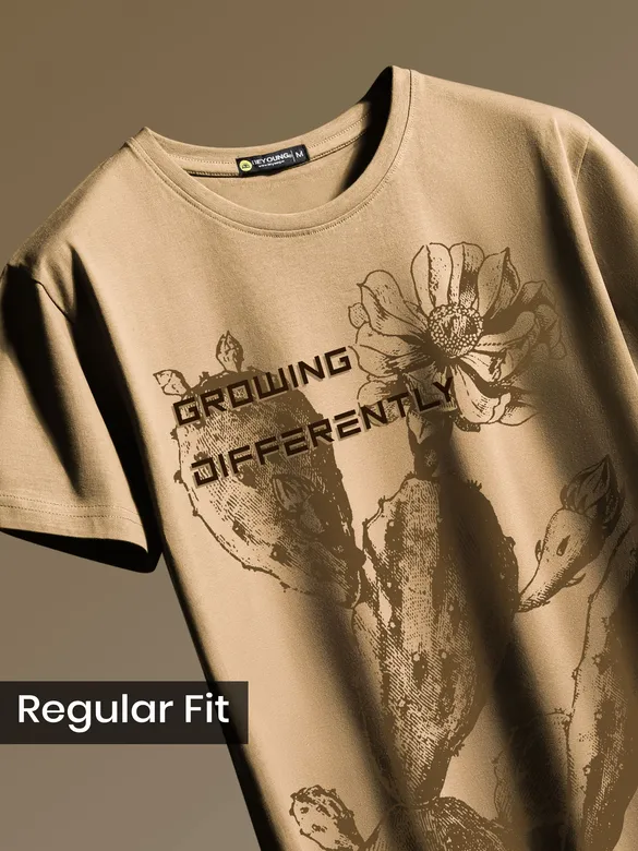 Growing Differently Printed T-shirt
