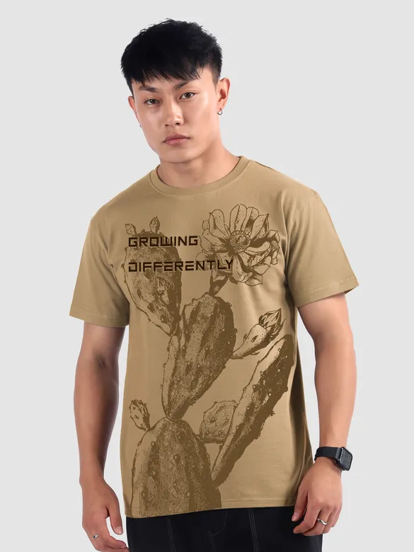 Growing Differently Printed T-shirt
