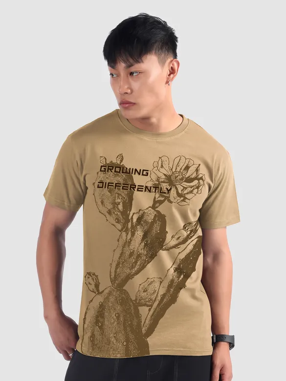 Growing Differently Printed T-shirt