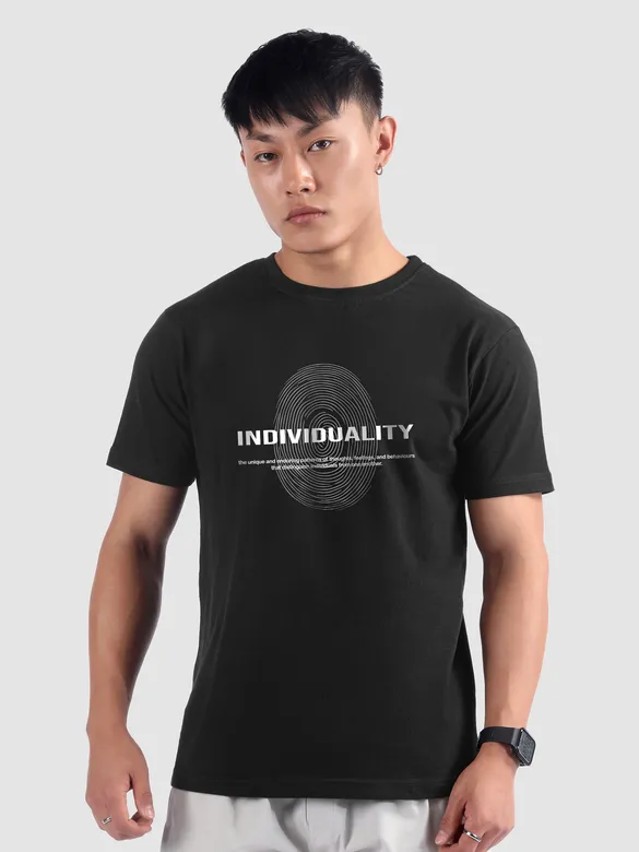 Individuality Printed T-shirt for Men