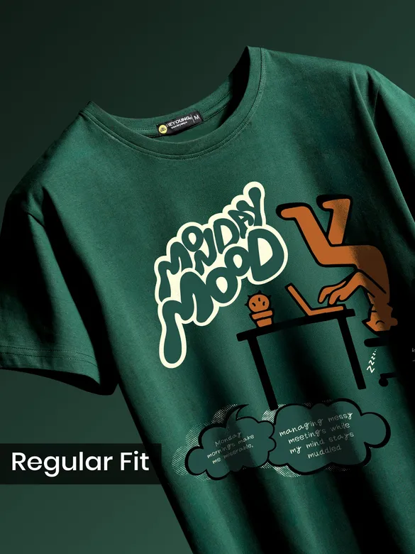 Monday Moody Printed T-shirt