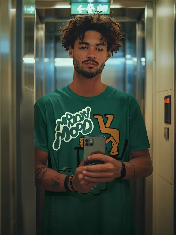 Monday Moody Printed T-shirt