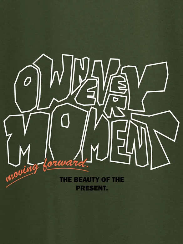 Own Every Moment Printed T-shirt for Men