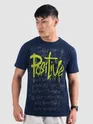 Positive Half Sleeve Printed T-shirt