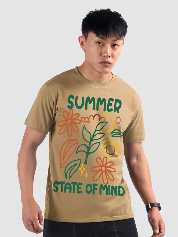 Summer State Of Mind Printed T-shirt
