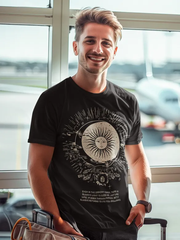 Sun Motivation Printed T-shirt