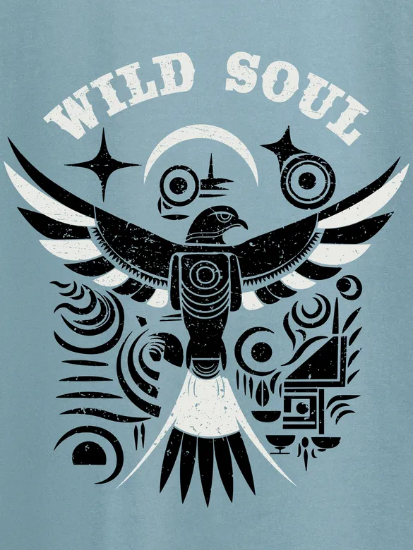Wild Soul Printed T-shirt for Men