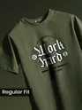 Work Hard Printed T-shirt for Men