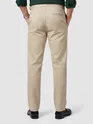 Beige Side-Adjuster Cotton Slub Trousers