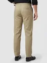 Khaki Side-Adjuster Cotton Slub Trousers
