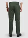 Military Green Side-Adjuster Cotton Slub Trousers