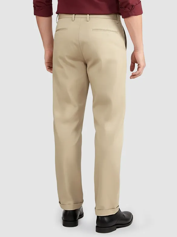 Beige Japanese Fit Pants