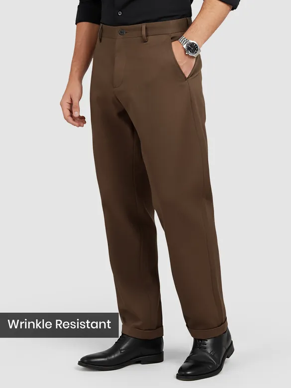 Brown Japanese Fit Pants