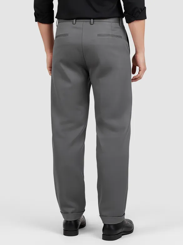 Grey Japanese Fit Pants