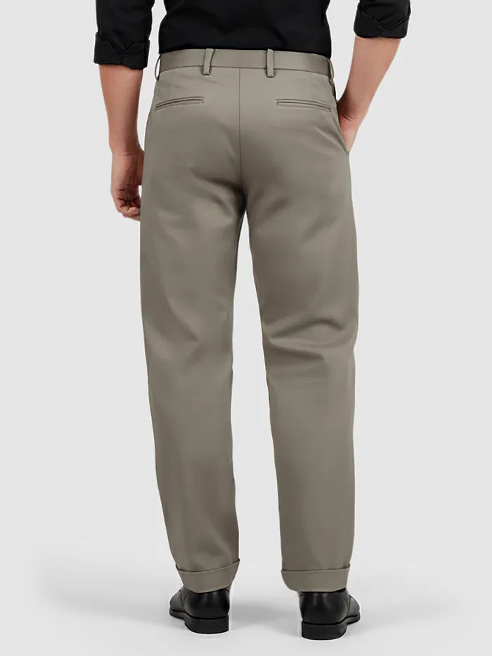Warm Grey Japanese Fit Pants