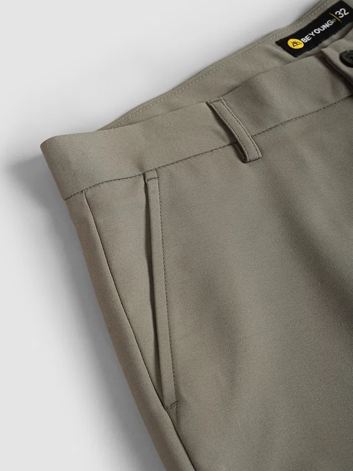 Warm Grey Japanese Fit Pants